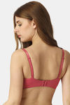 Soie Padded Non Wired Full Coverage T-Shirt Bra - Desert Rose — thumbnail 2
